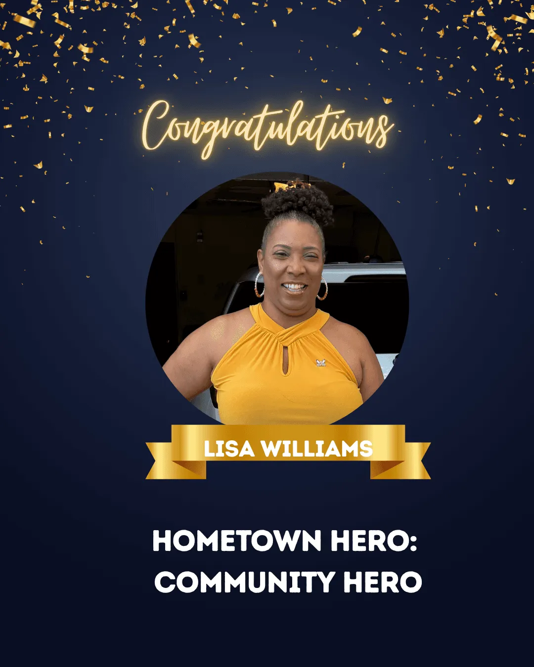 Hometown Hero award celebration